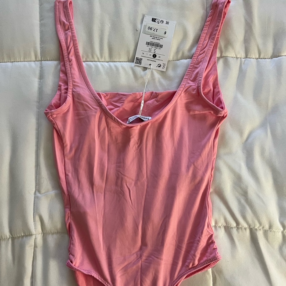 Pink bodysuit
